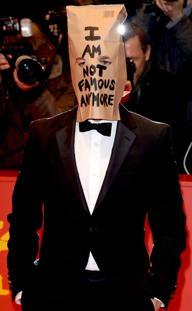Shia LaBeouf, Paper Bag Shia LaBeouf, Paper Bag